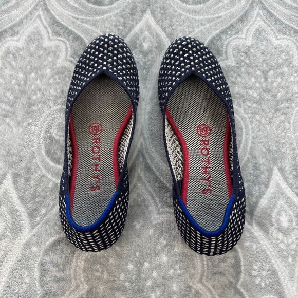 Rothy’s Maritime Honeycomb Flat 6 - Picture 3 of 5